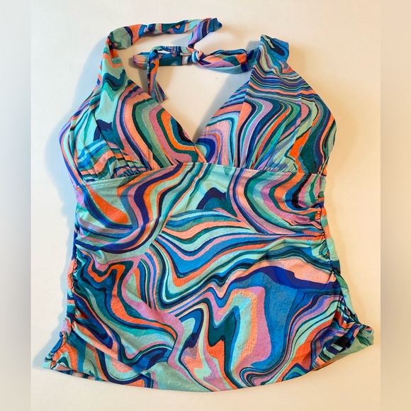 La Blanca Other - La Blanca Printed
Crystal Cove Goddess
Halter Tankini Top